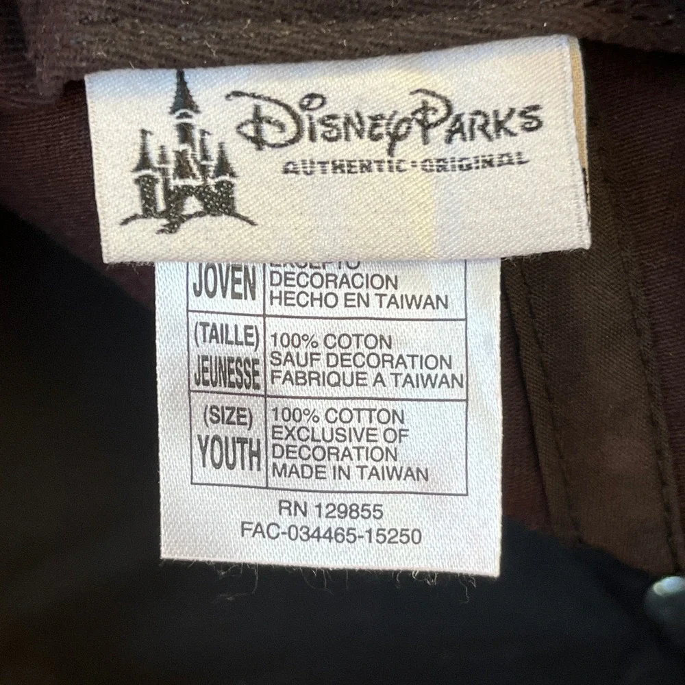 Disney Parks Star Wars Darth Vader Youth Baseball Cap Black Disneyland Hat